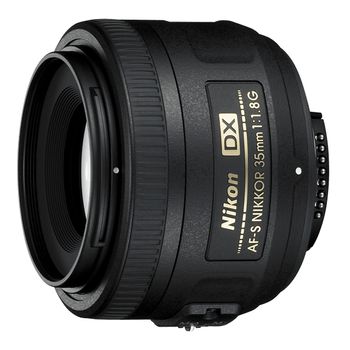 Nikon Af-s Dx Nikkor 35mm F/1.8g Slr Objetivo Ancho Negro