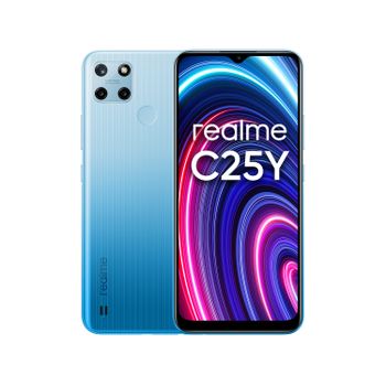 Tim Realme C25y 16,5 Cm (6.5') Sim Doble Android 11 4g Microusb 4 Gb 128 Gb 5000 Mah Azul