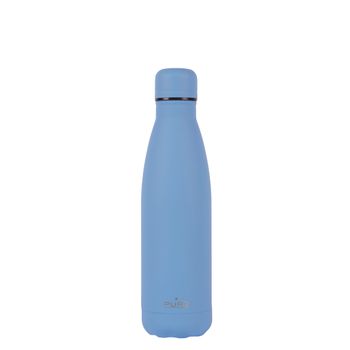 Puro Icon Botella De Acero Inoxidable Doble Pared 500ml Azul Formentera