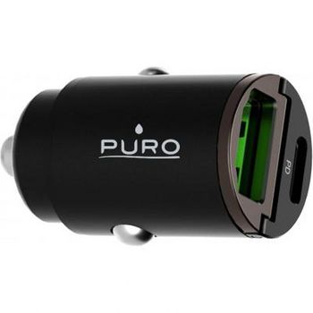 Mini Cargador De Coche Con Entrega De Energía Dual Usb A C Pd 30w