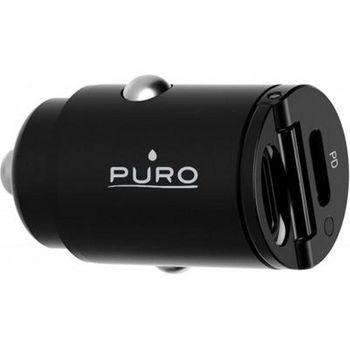 Cargador de coche Puro Mini Car Fast 30W USB-C/USB-A - Cargador