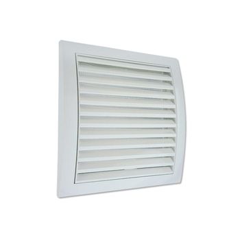 Rejilla De Plástico Blanca Serie Qp Blanco 150x150mm Blanco 150x150mm