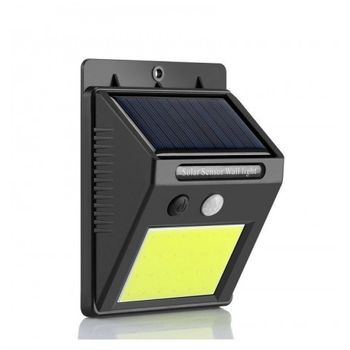 Luz Reflector Panel Solar Exterior Sensor Movimiento Led Cob Color de la luz  Blanca