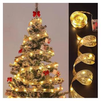 Tira De Luces Led Cinta Con Luz 10m Metros 100 Led Decoración De Salon, Árbol De Navidad, Fiestas, Cadena De Luz.