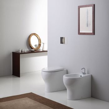 Sanitarios De Suelo Para Baño Con Un Diseño Moderno Un Modelo De Soave