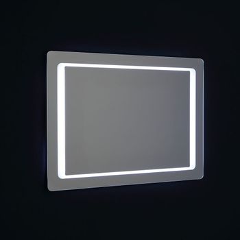 Specchio Retroilluminato A Led Cm. 100x70 Reversibile