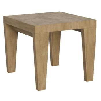 Mesa Extensible Madera Clara 4 A 10 Plazas L 90 A 246 Cm Kristo