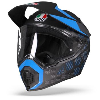 Casco De Moto Agv Ax9 Cyan Unisex