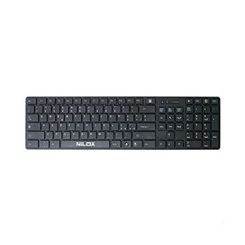 Nilox Keyboard Kt40w Wireless Black Tastiera Rf Wireless Qwerty
