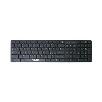 Nilox Keyboard Kt40w Wireless Black Teclado Rf Inalámbrico Qwerty Negro