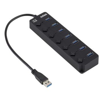 Lindy 43143 hub de interfaz USB 3.2 Gen 1 (3.1 Gen 1) Type-A 5000