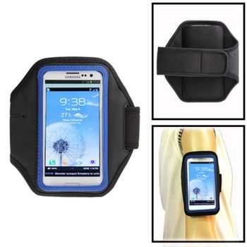 Funda Brazalete Sport Para Samsung Galaxy S3 I9300 Fitness Tablero Blu