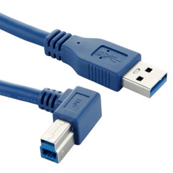 Cable Cavetto Printer Usb 3.0 Adaptador 50cm Blu Para Cellulare, Mp3, Psp