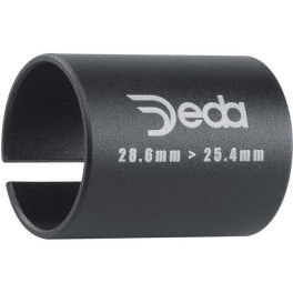 Deda Elementi Adaptador Potencia Deda Tubo Horquilla 28.6 A 25.4 Mm Negro