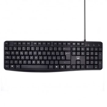 Ewent - Ew3001 Teclado Usb Qwerty Español Negro