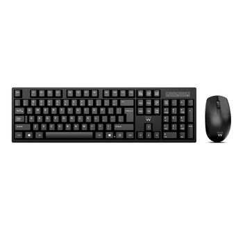 Teclado + Ratón Ewent Ew3282 Inalámbrico Es Negro