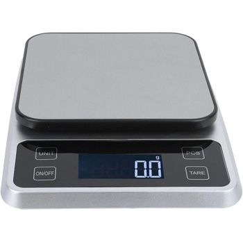 Balanza Electrónica De Cocina Con Pantalla Led Con Capacidad Para 1 Kg De Acero Inoxidable