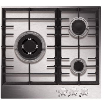 Airlux Placa Gas 60cm 3 Fuegos Inox - At635hix