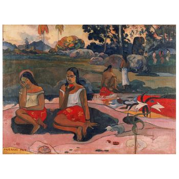 Legendarte - Cuadro Lienzo, Impresión Digital - Nave Nae Moe (primavera Sagrada, Dulces Sueños) - Paul Gauguin - Decoración Pared Cm. 60x80