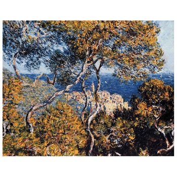 Legendarte - Cuadro Lienzo, Impresión Digital - Bordighera - Claude Monet - Decoración Pared Cm. 80x100