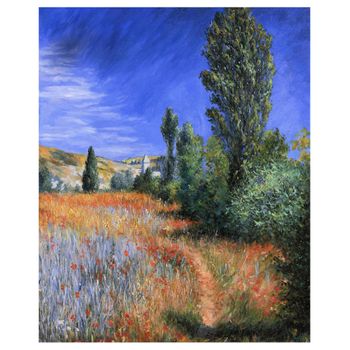 Legendarte - Cuadro Lienzo, Impresión Digital - Paisaje En La Isla Saint-martin - Claude Monet - Decoración Pared Cm. 80x100