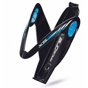 Portabidon Raceone X-5 Gel Negro-azul Carretera