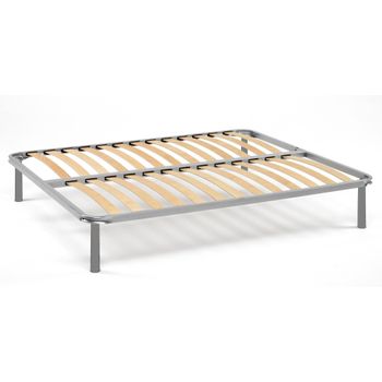 Somier Ortopédico Talamo Italia, Apto Para Una Cama Individual Y Media, Made In Italy, Somier De Láminas, Cm 120x190h31