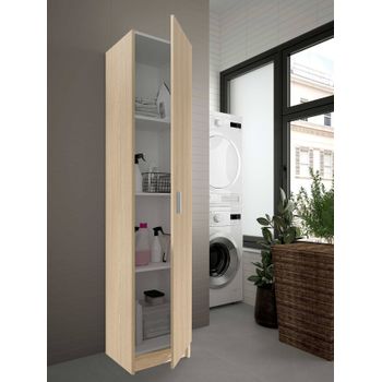 Mueble Multiusos De Una Puerta Roble