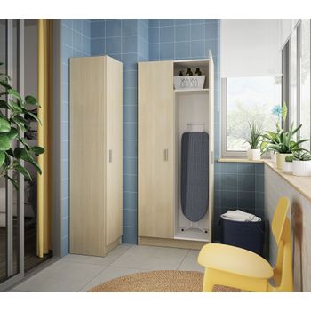 Mueble Multiusos Con Dos Puertas Roble