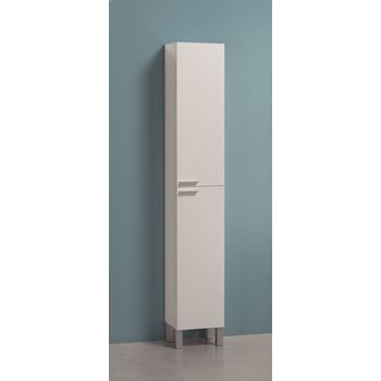 Mueble Columna Para Baño Con Dos Puertas Y Dos Baldas Internas