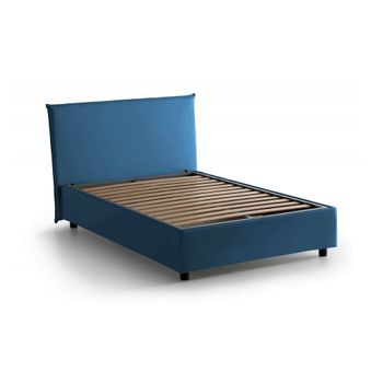 Cama Plaza Y Media Azul 205x135h95 Cm