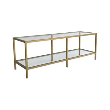 Mueble De Televisión Oro 130x40h45 Cm