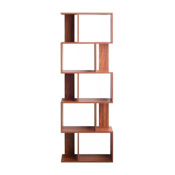 Librería Estantería, Estanteria Libros De Pared, 230x186x25cm, Salón -  Comedor - Oficina, Con Almacenaje, Estilo Moderno, Roble Y Negro con  Ofertas en Carrefour