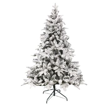 Árbol De Navidad Nevado 150 Cm De Grosor Abeto Artificial Realista 809 Ramas Rebecca Mobili