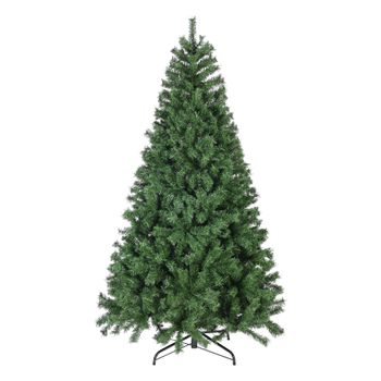 Árbol De Navidad Artificial Verde Realista 240 Cm Super Grueso 1300 Ramas Rebecca Mobili