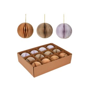 Adornos De Bolas Colgantes Para Árbol De Navidad 12 Unidades Ø 8 Cm Rebecca Mobili