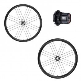 Campagnolo Juego De Ruedas Shamal Carbon C21 2wf Disco Tubeless Ready Sram Xdr