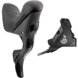 Campagnolo Maneta Freno/cambio Record Ep Derecha Hidraulico 12v 160 Mm Pinza Trasera Flat Mount Negr