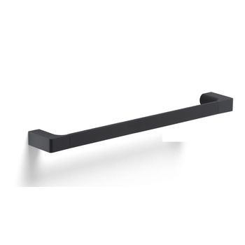 Porta Toallas De Pared De Barra Moderno Cm 45 En Latón Negro Mate | Palazzo