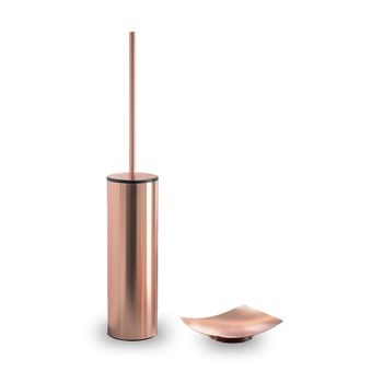 Set Accessori Per Bidet E Wc In Acciaio E Rame Da Appoggio | Copper