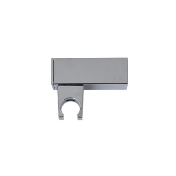 Soporte Para Ducha De Pared Cuadrado En Abs Cromado