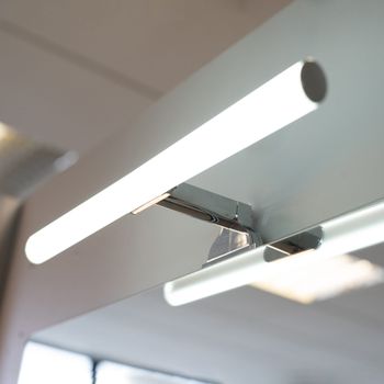 Lampada A Led Tonda Da 40cm A Luce Fredda Per Specchio | Aurora