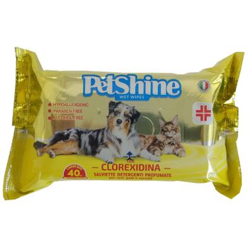 Porrini Toallitas Higiene Perro/gato, Clorexidina, 40 Uds