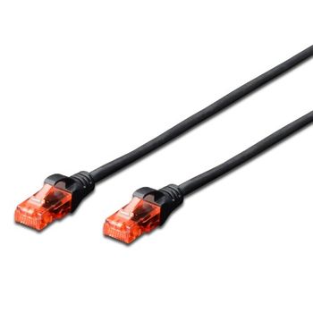 Ewent Ew-6u-010 Cable De Red 1 M Cat6 U/utp (utp) Negro