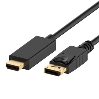 Ewent Ec1430 Adaptador De Cable De Vãâ­deo 1 M Displayport Hdmi Tipo A (estãâ¡ndar) Negro