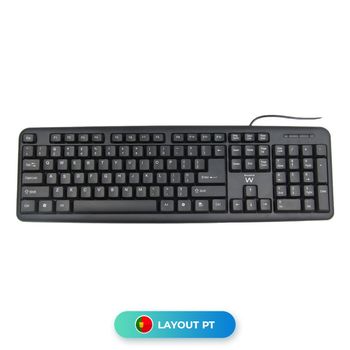 Teclado Ewent Ew3112 Usb Negro