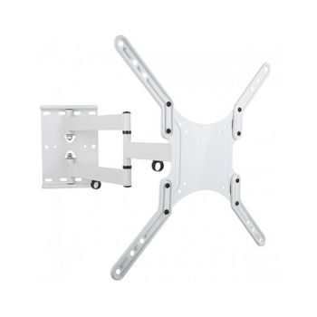 Techly 023851 Soporte De Pared Para Tv Lcd / Led / Pdp Doble Brazo 23-55 45 Kg Vesa Blanco