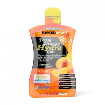 Named Sport - Total Energy Hydra Gel Sabor Limón Y Melocotón 1 X 50 Ml - Aumenta La Energí