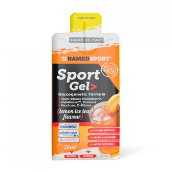 Named Sport - Sport Gel Sabor Lemon Ice Tea 1 X 25 Ml - Aumenta La Energía