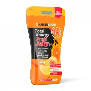 Named Sport - Total Energy Fruit Jelly Sabor Limón, Melocotón Y Naranja 1 X 42 G - Aumenta